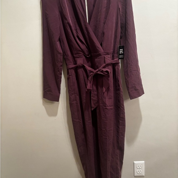 Express purple Jumpsuit size 6 fall lightweight feminine casual - Picture 16 of 16